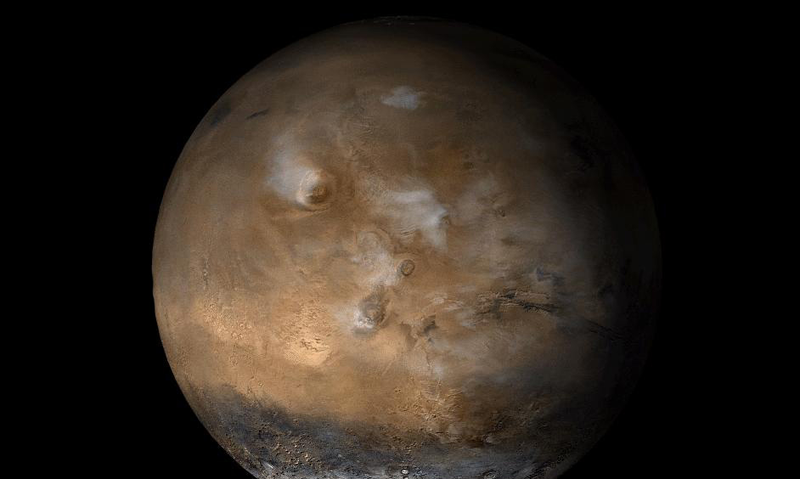 Una imagen detallada de Marte. Foto: NASA
